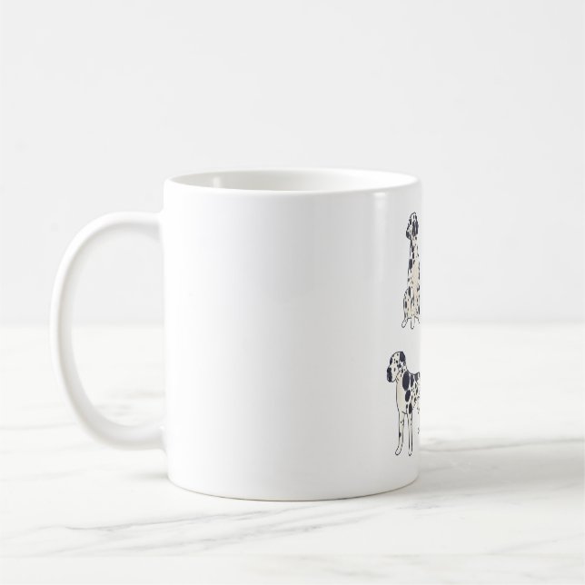 Große dane Magie Kaffeetasse (Links)