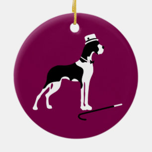 Große Dane-Ornamente Keramik Ornament