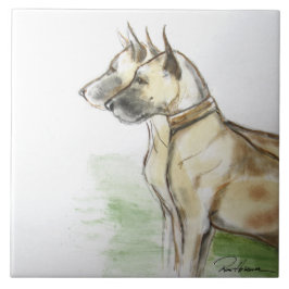 Große Dänen Fliese