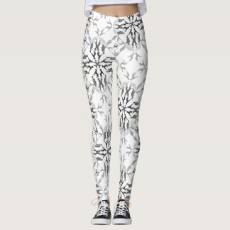 Große Dänen Schwarz und Weiß Leggings