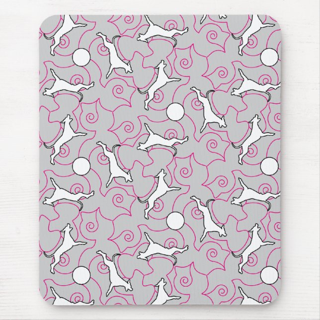 Große Dänen spielen Mousepad (Vorne)