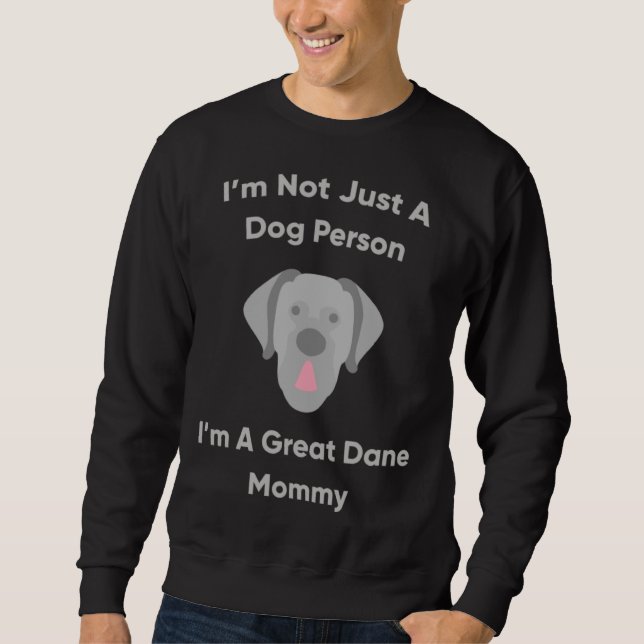 Große Dänische Mutter Sweatshirt (Vorderseite)