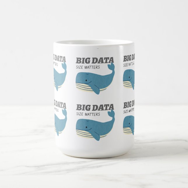 Große Datengröße Kaffeetasse (Mittel)
