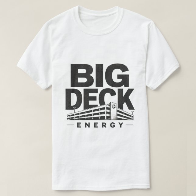 Große Deck Energie T-Shirt (Design vorne)