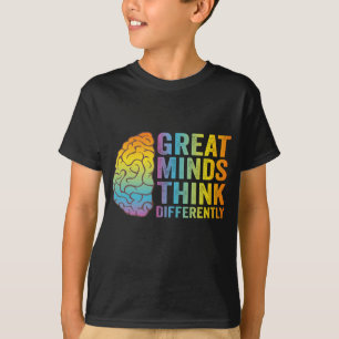 Große Denker denken anders als Neurodivergent T-Shirt