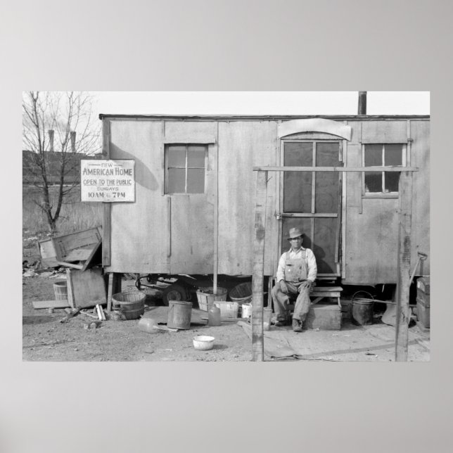 Große Depression, 1940er Poster (Vorne)