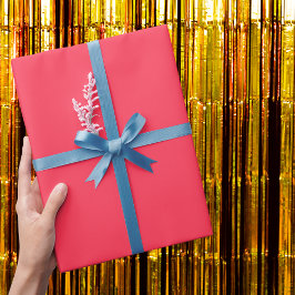 Größe der roten Farbe Geschenkpapier