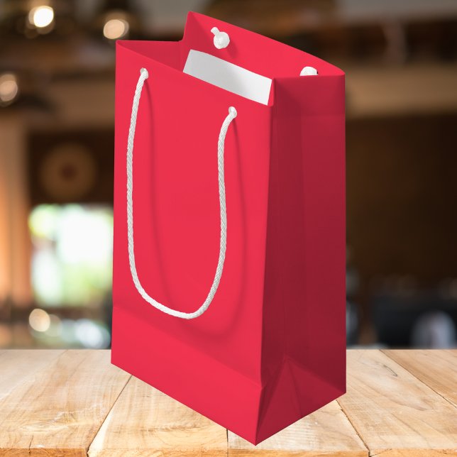 Größe der roten Farbe Kleine Geschenktüte (Von Creator hochgeladen)