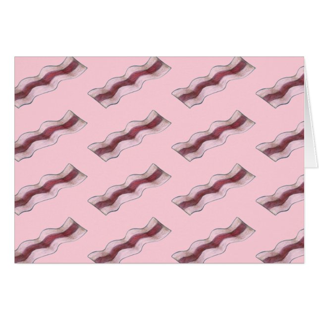 Größe des Bacon Breakfast Food Fried Strips Fleisc (Vorderseite (Horizontal))