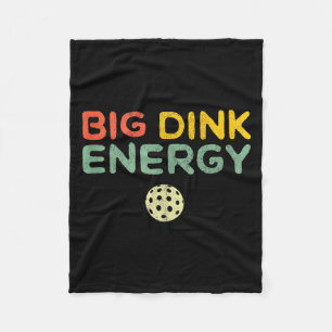 Große Dink-Energie Pickleball lustiger Pickle Ball Fleecedecke