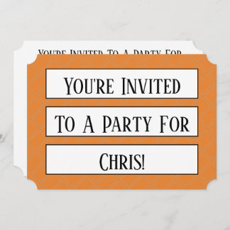 Große Druckeinladung Diamant Serienvorlage Einladung