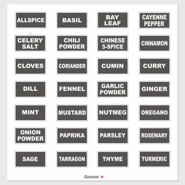 Große Druckfarben mit hohem Kontrast Visueller Gew Aufkleber (Blatt)