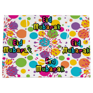 Große Eid Mubarak-Geschenktasche Geschenktüte