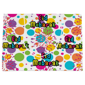 Große Eid Mubarak-Geschenktasche Geschenktüte