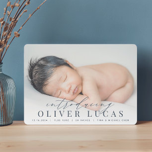 Große Einführung   Ankündigung von Foto zur Geburt