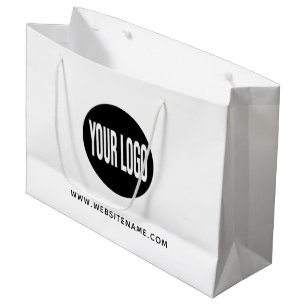 Große Einkaufstaschen mit individuellem Logo/Text Geschenktüte