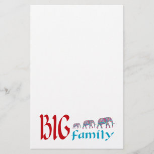 Große Elefantenfamilie Flyer