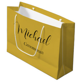 Große elegante Hochzeitsgeschenktasche mit individ Geschenktüte