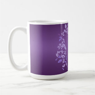 Große elektrische Violett Rose Weihnachtsfest Tea  Kaffeetasse