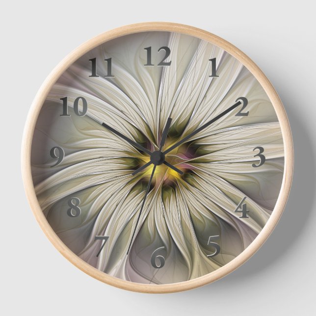 Große Elfenbeinküste, Abstrakte Moderne Fraktal Ku Uhr (Vorderseite)