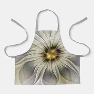 Große Elfenblume, abstrakte moderne fraktale Kunst Schürze
