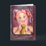 Große - Enkelin Geburtstags-Karte - niedliche rosa Karte<br><div class="desc">Große - Enkelin Geburtstags-Karte - niedliche rosa Fee</div>