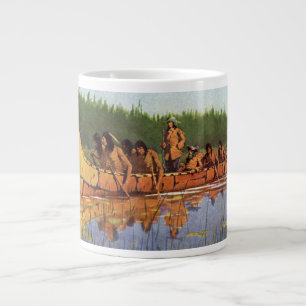 Große Entdecker von Remington, Vintage Pioniere Jumbo-Tasse