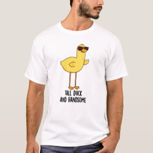 Große Ente und ansprechende, lustige Tierpuppe T-Shirt