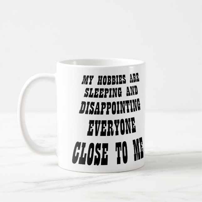 Große Enttäuschung Funny Mug Tasse (Links)