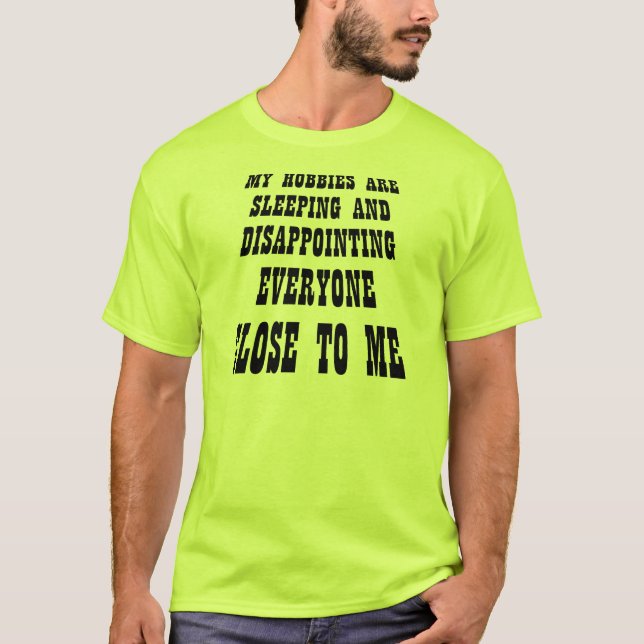 Große Enttäuschungs-lustiger T - Shirt (Vorderseite)