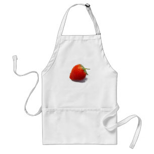 Große Erdbeere Schürze