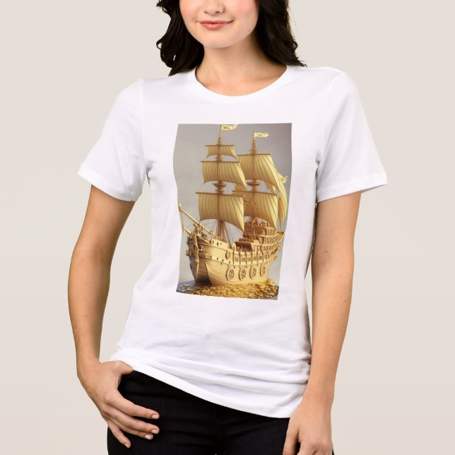 Große Erfolge beginnen mit kleinen Schritten Tri-Blend Shirt (Vorderseite)