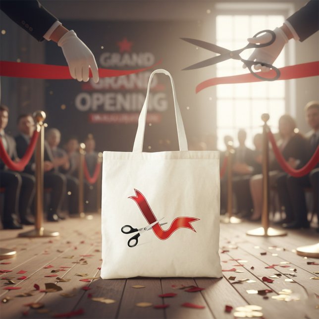 Große Eröffnungs-Feierlichkeiten Scheren Schneiden Tragetasche (Von Creator hochgeladen)