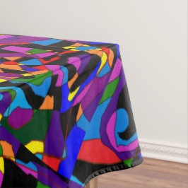 Große Farben Großes Mosaik gemustert Tischdecke