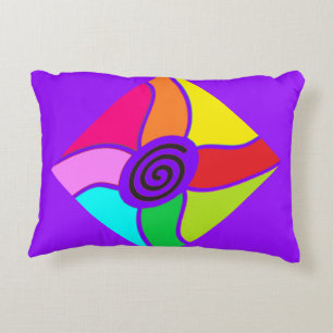 Große Farbtöne gemusterte Mosaikdecke Dekokissen