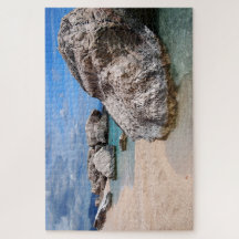 Große Felsen in Cala Mariolu setzen auf