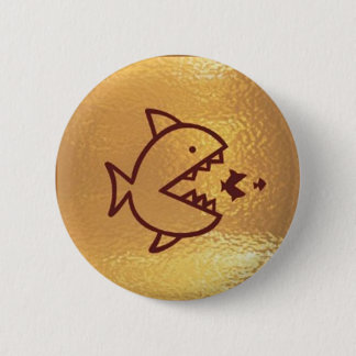 GROSSE Fische essen KLEINE FISCHE Button