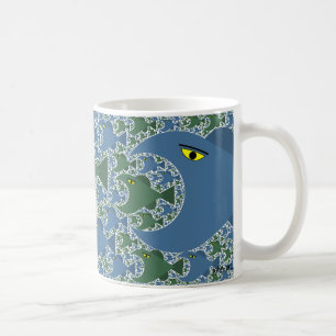 große Fische essen kleine Fische Kaffeetasse