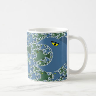 große Fische essen kleine Fische Kaffeetasse