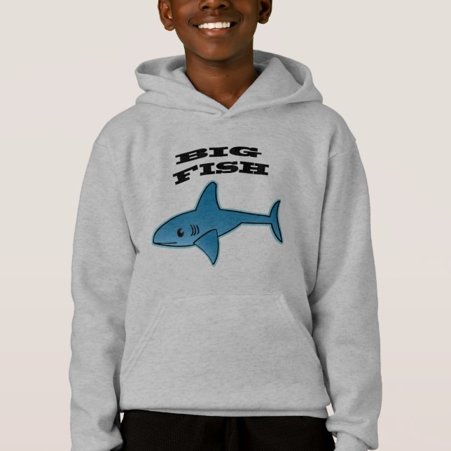 Große Fische - Kids-Pullover-Hoodie Hoodie (Vorderseite)