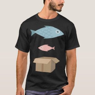 Große Fischkarton T-Shirt