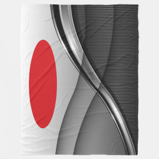 Große Fleece Blanke, modern, abstrakt, rot, schwar