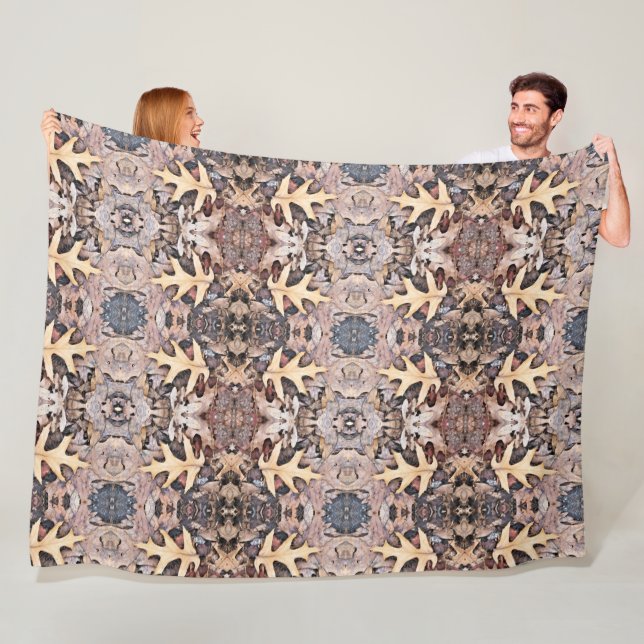 Große Fleece Blanket Forest Floor (Beispiel)
