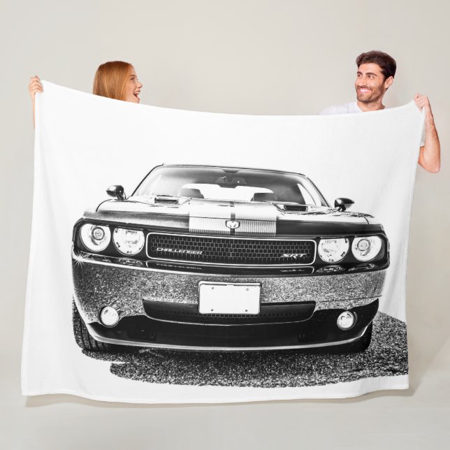Große Fleece-Decke Muscle Car Fleecedecke (Beispiel)
