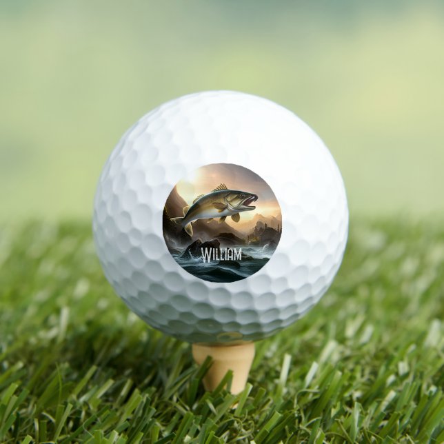 Große Forelle in Rapid Golfball (Insitu T-Shirt)