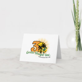 Große Form! Jahrestags-Gruß-Karte Inc. 30. Karte