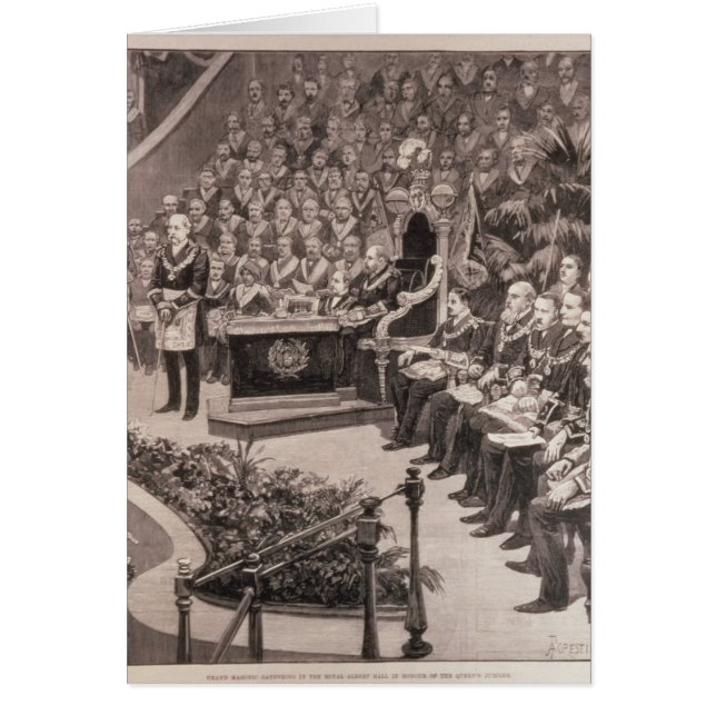 Große Freimaurerische Ansammlung im Royal Albert (Vorne)