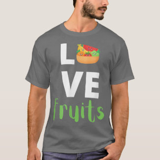 Große Fruchttrage, Veganer, Vegetarier T-Shirt