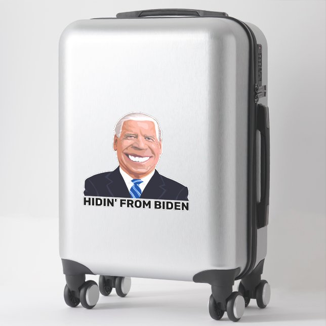GROSSE FUNNY HIDIN' VON JOE BIDEN DECALS AUFKLEBER (Koffer)