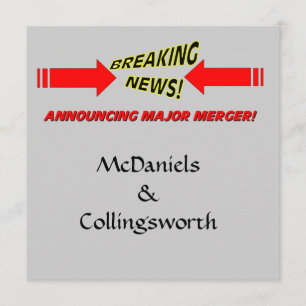 Große Fusionshochzeit retten das Datum Einladung